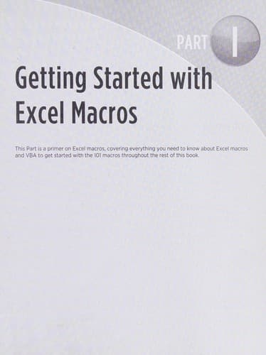 Tapa de 101 ready-to-use Excel macros