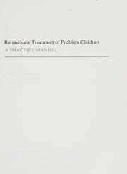 Tapa de Behavioural treatment of problem children