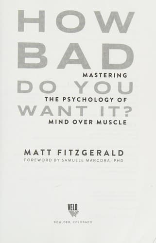 Tapa de How bad do you want it?
