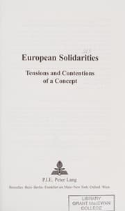 Tapa de European solidarities
