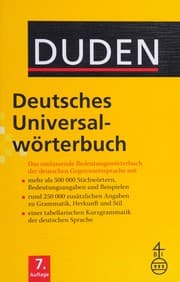 Tapa de Duden, Deutsches Universalwörterbuch