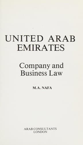 Tapa de United Arab Emirates