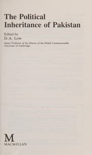 Tapa de The political inheritance of Pakistan