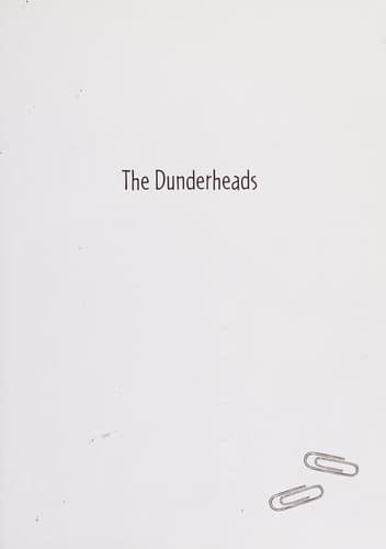 Tapa de The Dunderheads