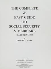 Tapa de Complete and Easy Guide to Social Security