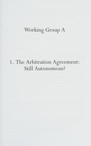 Tapa de International Arbitration