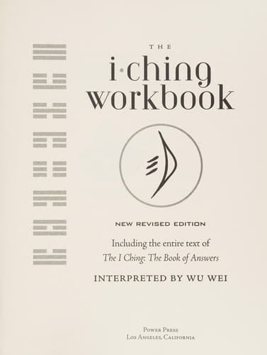 Tapa de The I Ching workbook