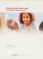 Tapa de Making Math Meaningful to Canadian Students, K-8