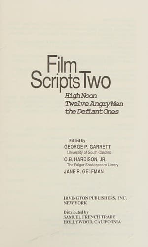 Tapa de Film scripts two