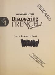 Tapa de Discovering French