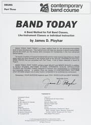 Tapa de Band Today, Part 3 (Drums) (Contemporary Band Course)