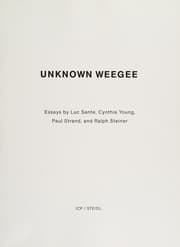 Tapa de Unknown Weegee