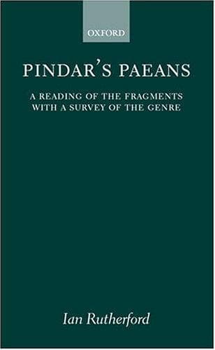 Tapa de Pindar's Paeans