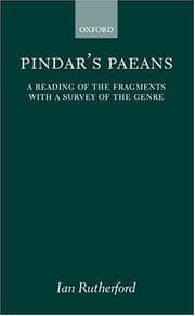 Tapa de Pindar's Paeans