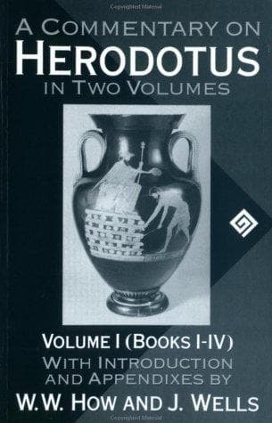 Tapa de A commentary on Herodotus