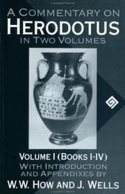 Tapa de A commentary on Herodotus