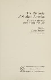 Tapa de The diversity of modern America