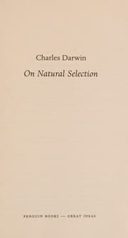Tapa de On Natural Selection