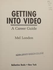 Tapa de Getting into video