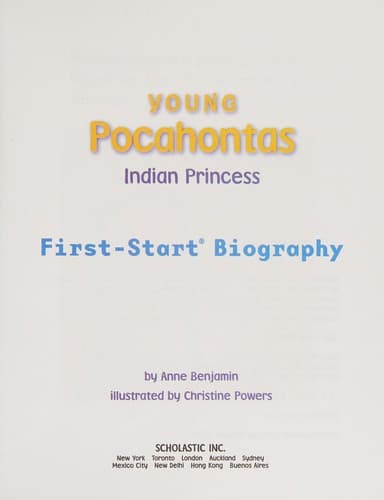 Tapa de Young Pocahontas