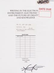 Tapa de Writing in the electronic environment