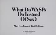 Tapa de What do wasps do instead of sex?
