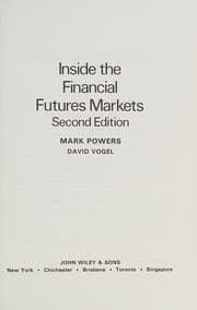 Tapa de Inside the financial futures markets