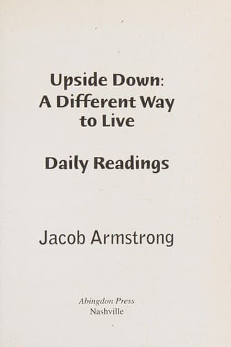 Tapa de Upside down