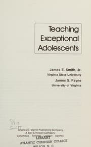 Tapa de Teaching exceptional adolescents
