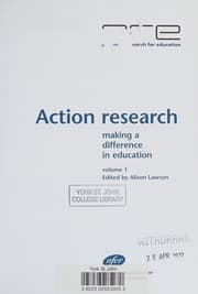 Tapa de Action research