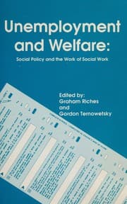 Tapa de Unemployment and welfare