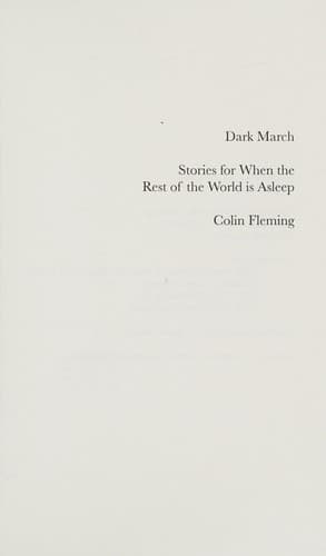 Tapa de Dark march