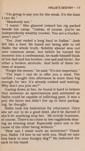 Tapa de Hallie's destiny