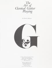 Tapa de The art of classical guitar playing