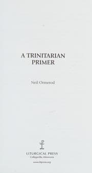 Tapa de A trinitarian primer