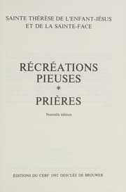 Tapa de Récréations pieuses