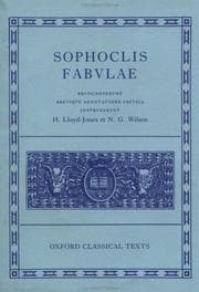 Tapa de Sophoclis Fabulae