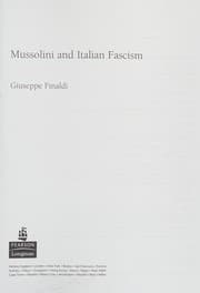 Tapa de Mussolini and Italian fascism