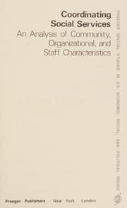 Tapa de Coordinating social services