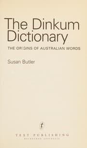 Tapa de The dinkum dictionary
