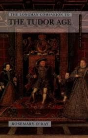 Tapa de The Longman companion to the Tudor age