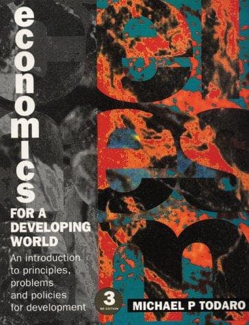Tapa de Economics for a developing world