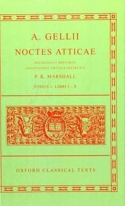 Tapa de A. Gellii Noctes Atticae
