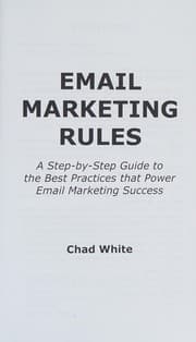Tapa de Email marketing rules