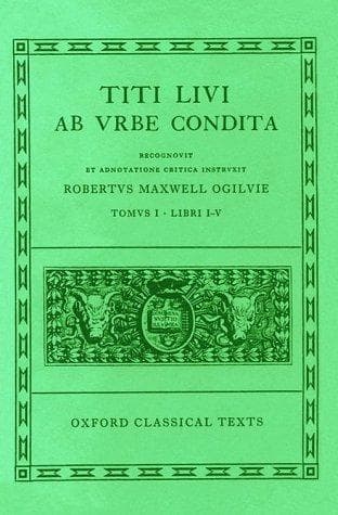 Tapa de Ab Urbe Condita: Volume I