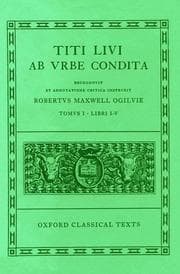 Tapa de Ab Urbe Condita: Volume I