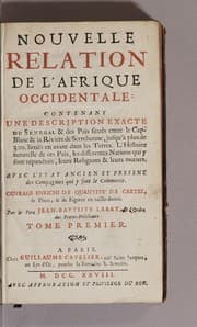 Tapa de Nouvelle relation de l'Afrique occidentale
