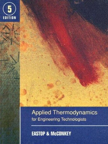 Tapa de Applied Thermodynamics for Engineering Technologists