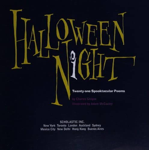 Tapa de Halloween nights