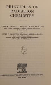 Tapa de Principles of radiation chemistry